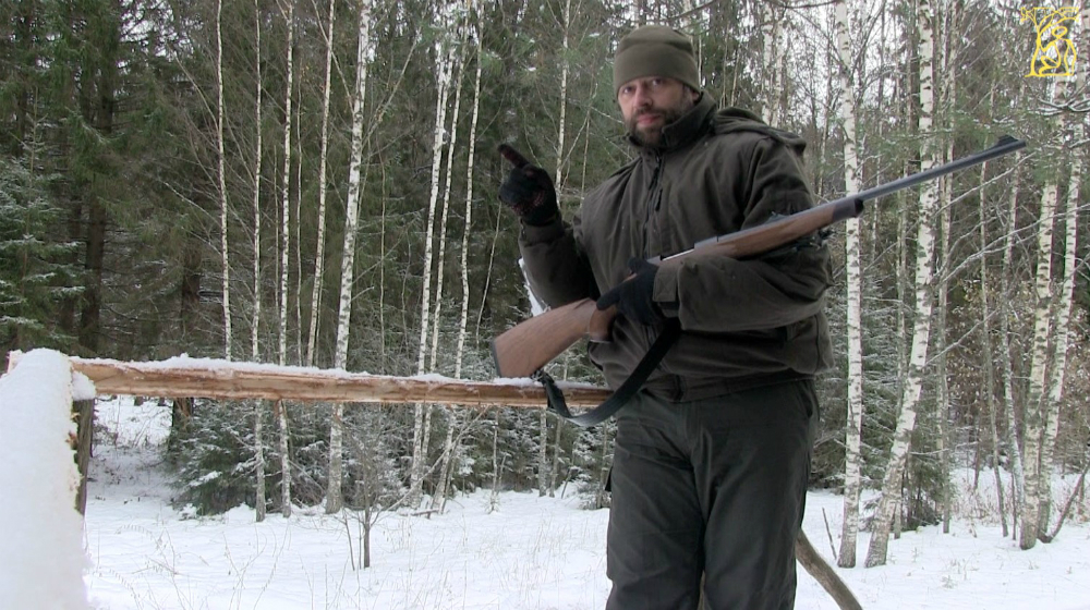 Загонная охота. Моя позиция на номере.