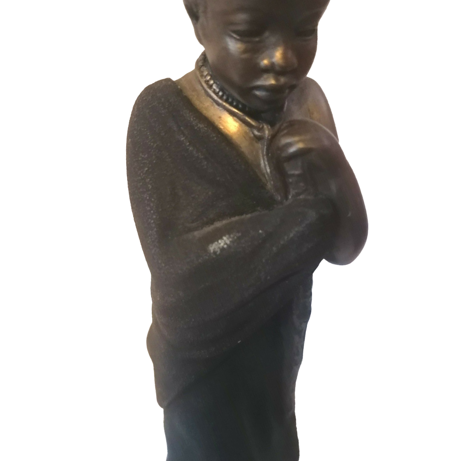 Фигурка Дети Масаи-Чиумбо,патина,полистоун