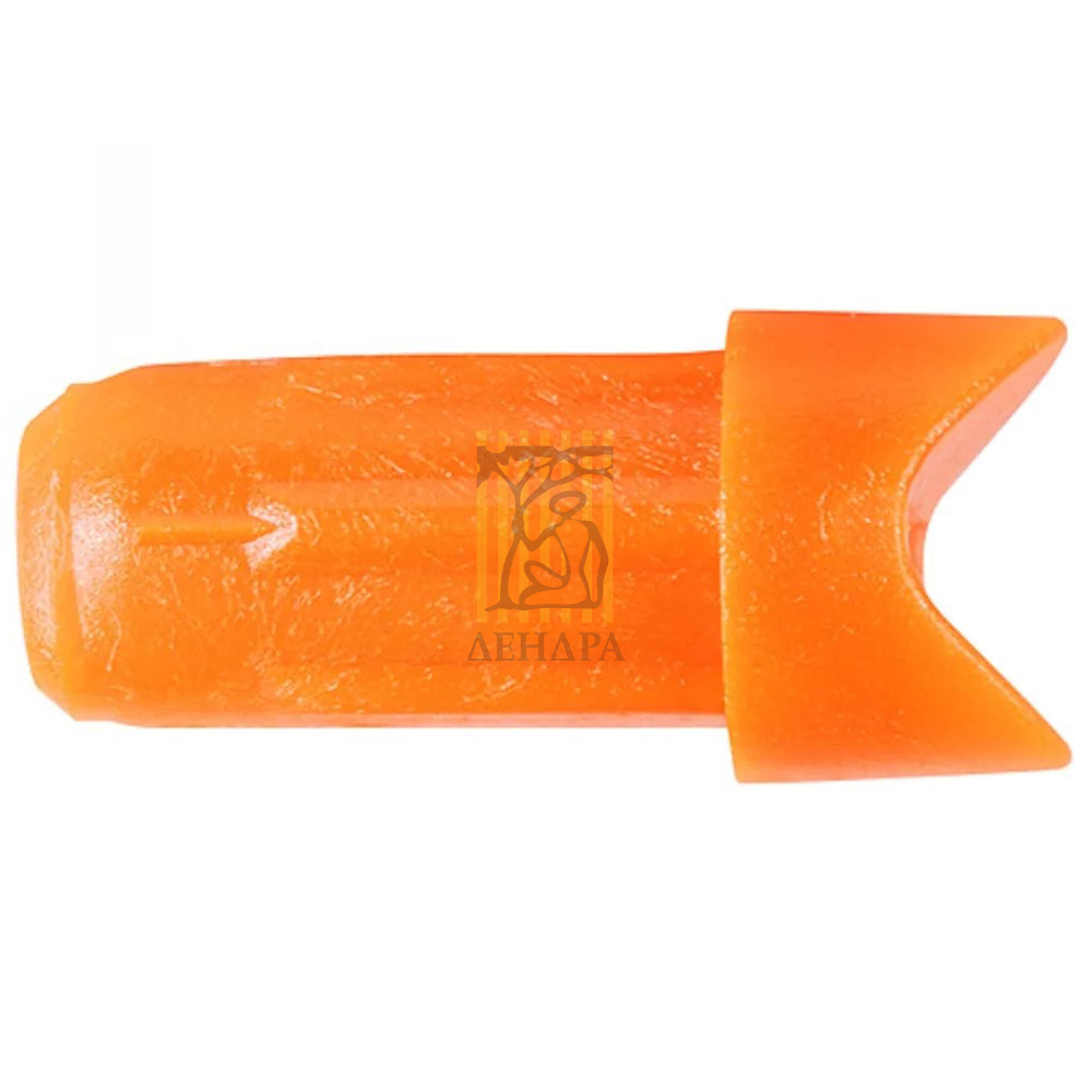 Хвостовик для арбалетных стрел Moon Nock, цвет огненно-оранжевый, 1 шт