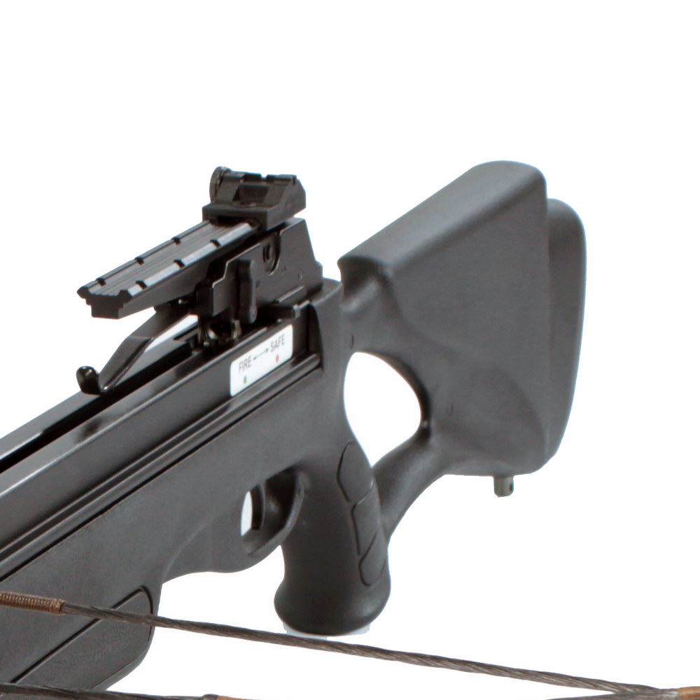 Арбалет блочный силой 95Lbs с защитой от холостого выстрела, прицел 4х32, ствол алюминий, корпус пла