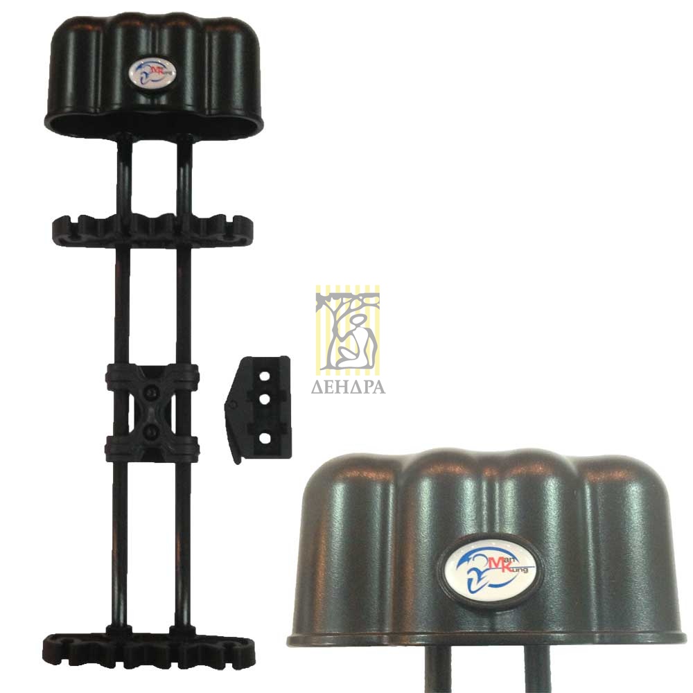 Кивер для блочного лука и арбалета на 4 стрелы, цвет черный