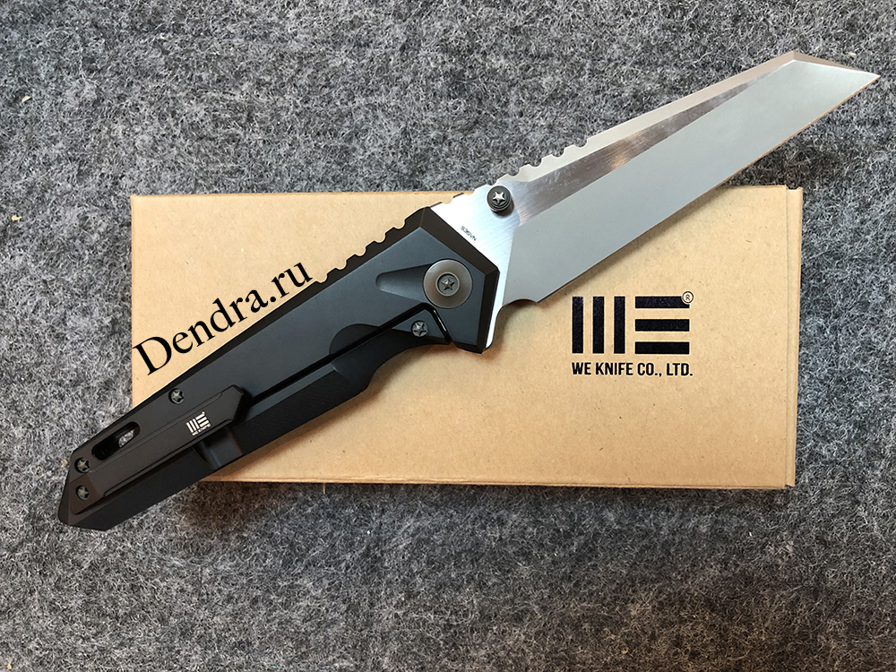 Нож складной  609J, цвет черный,  сталь CPM-S35VN, длина клинка 104 мм, рукоять титан, frame-lock