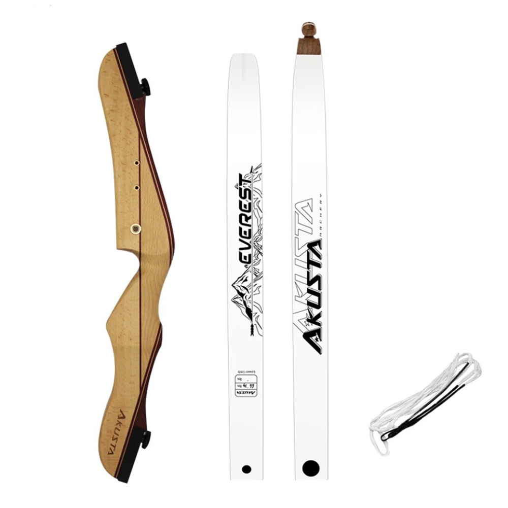 Лук классический Everest, длина 62", сила 16 lbs, рукоять дерево длина 24", плечи дерево фом, правый