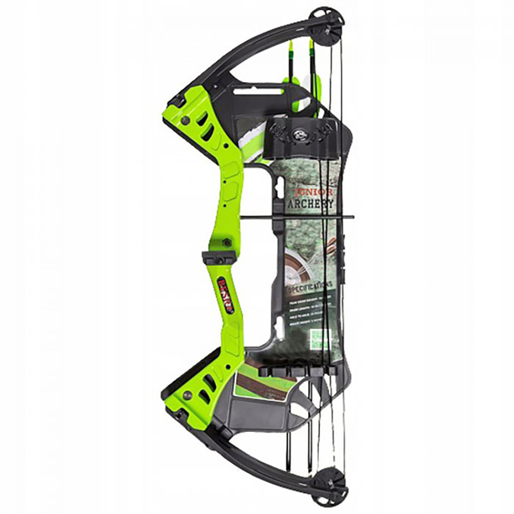 Лук блочный для начинающих, сила 25Lbs, база 6", расстояние между осями 25", с комплектом аксессуаро