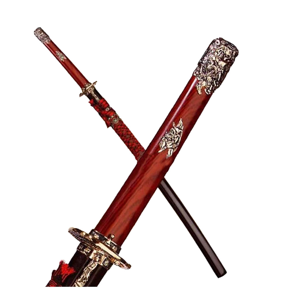 Катана,ножны черные, рук.дерево