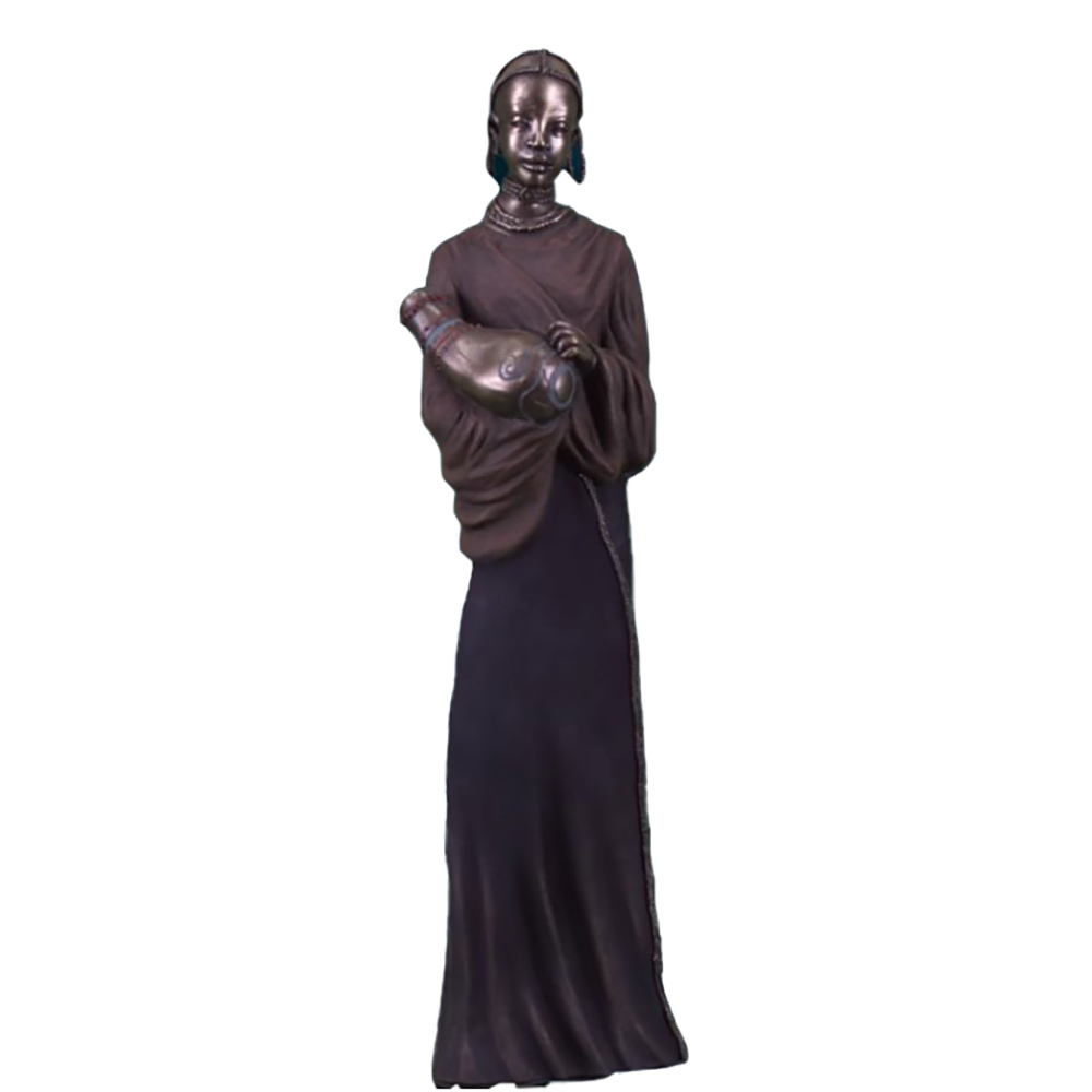 Фигурка Масаи-Санаа,патина,полистоун