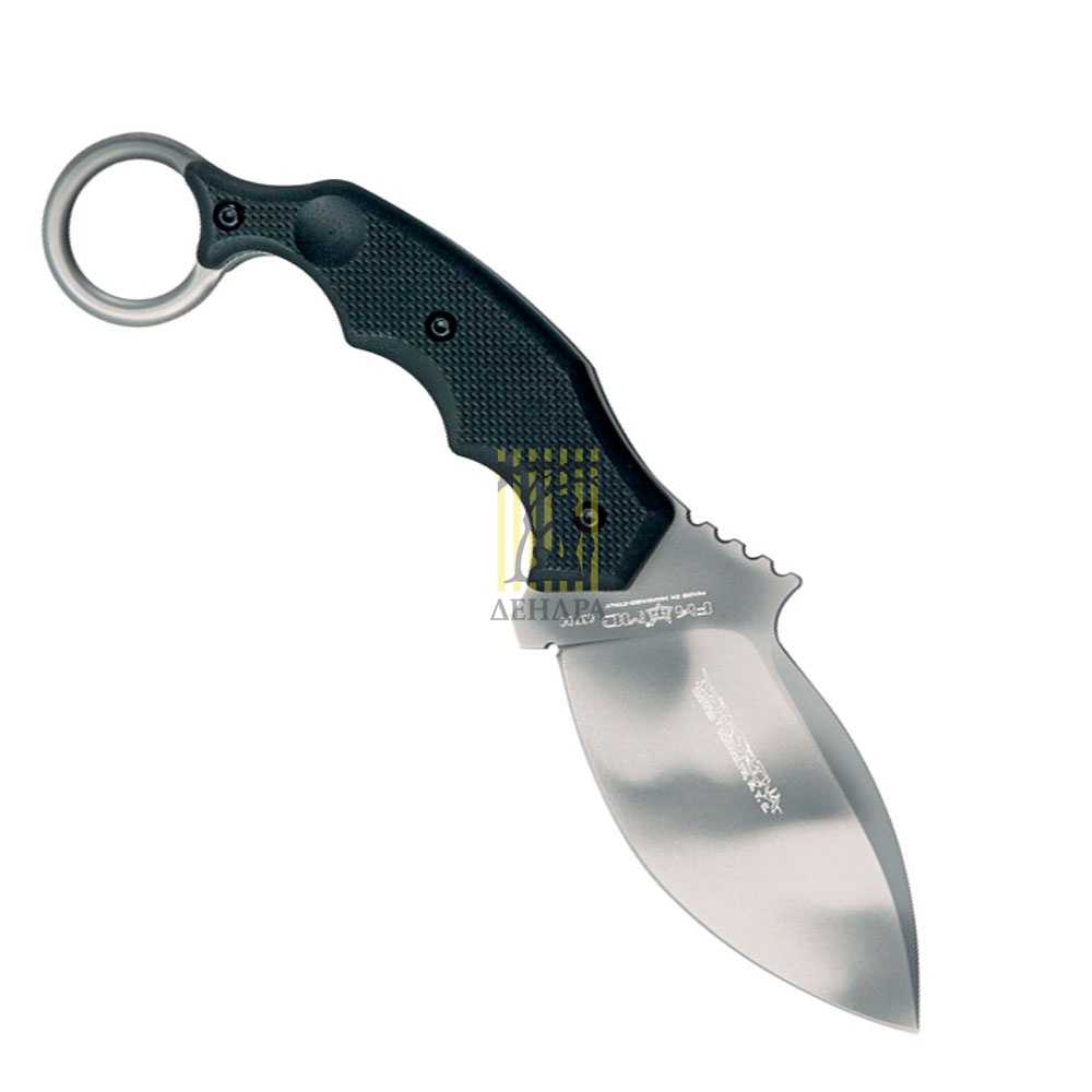Нож "FOX PARONG KARAMBIT" фиксир.клинок, сталь N 690Со, твердость 60 HRC, цвет пустыня, ножны