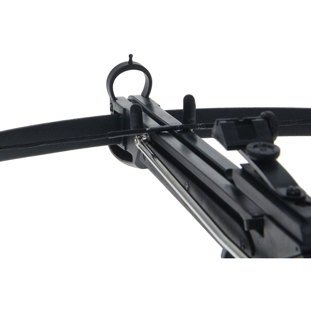Арбалет-пистолет силой 80 lbs, приклад и ствол пластик, с упором для перезарядки, 3 алюминиевые стре