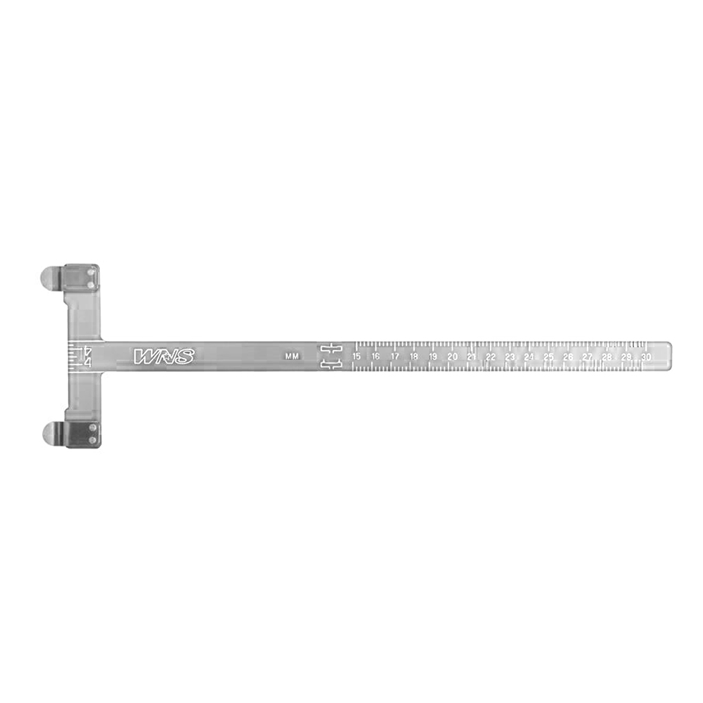 Линейка для установки метки на тетиву, Т-образная, материал алюминий, цвет серебристый