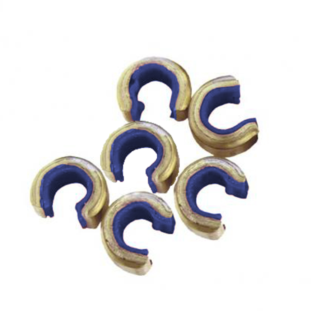 Метка для фиксации хвостовика на тетиве, размер S, цвет синий, 1 шт