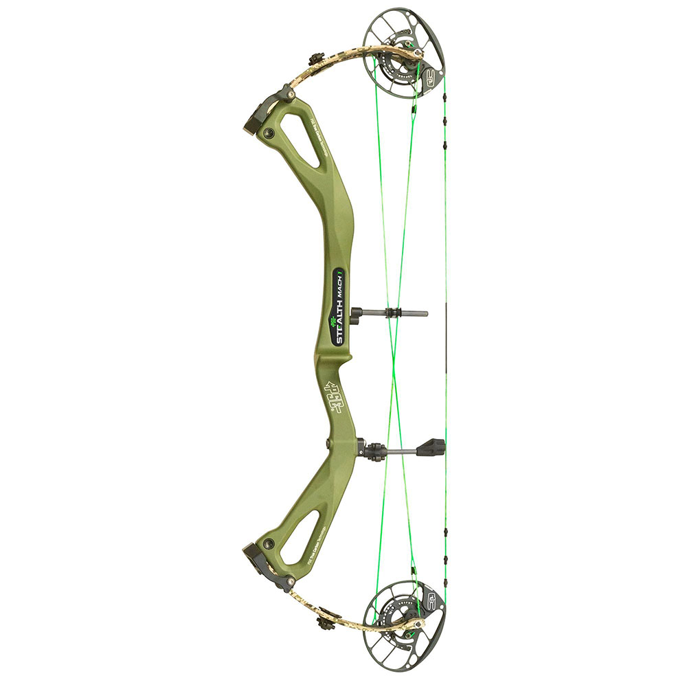 Лук блочный Stealth Mach 1, начальная скорость 332-324 фут в сек, длина натяжения от 25 до 30,5", ба