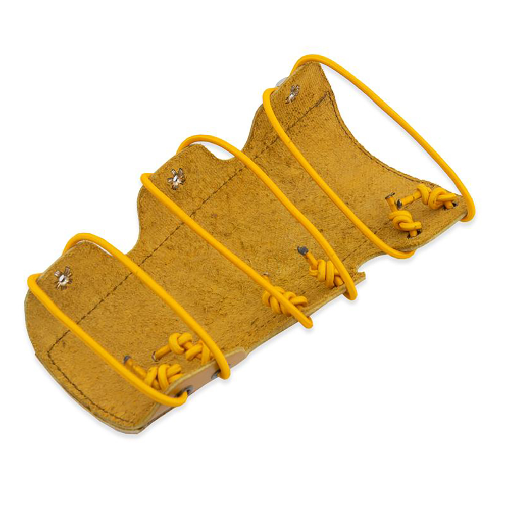 Защитная крага Buck Trail для стрельбы из лука, 19 см, материал кожа, цвет желтый