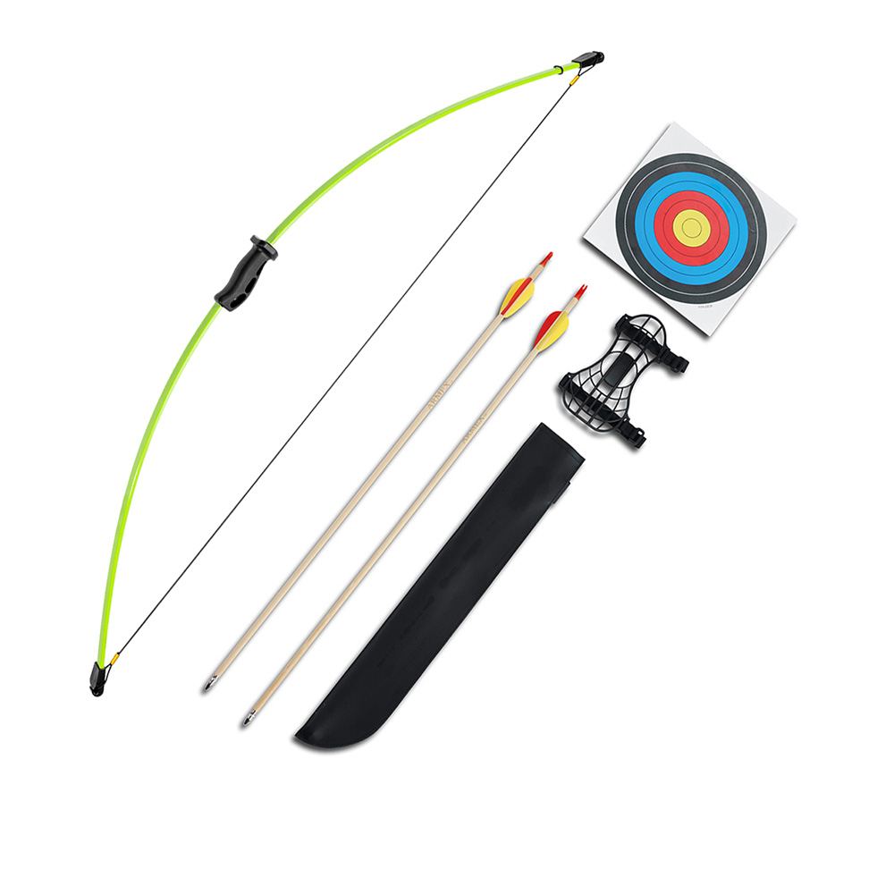 Лук рекурсивный для начинающих, сила 15Lbs, длина 44", длина натяжения 24", с аксессуарами: колчан,