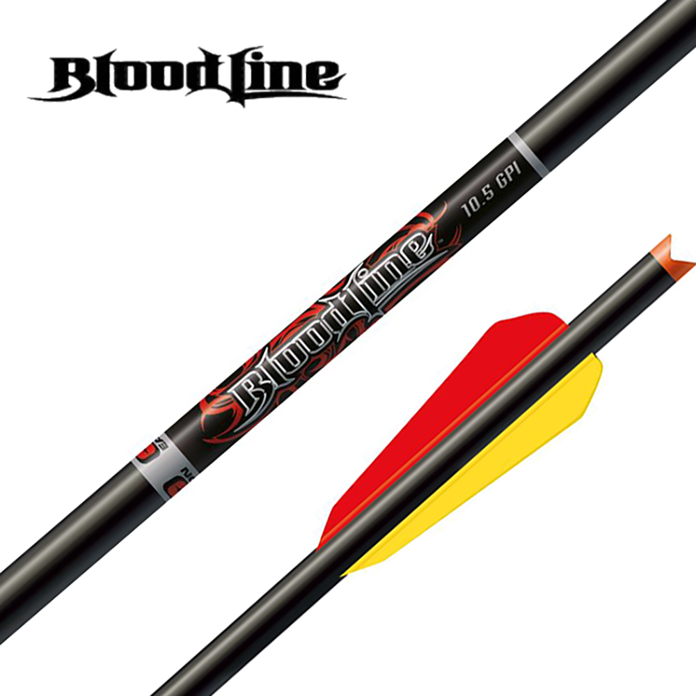 Стрелы для арбалета BLOODLINE, размер 20", оперение 3" BTV, хвостовик Moon Nocks, HP инсерт, 1 шт