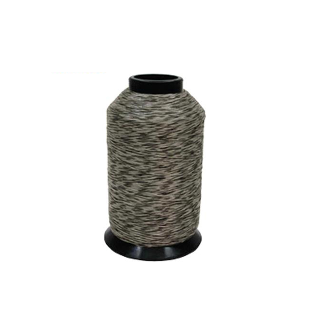 Нить 452X для изготовления тетивы, вес 1/4 фунт, цвет серебристый с черным