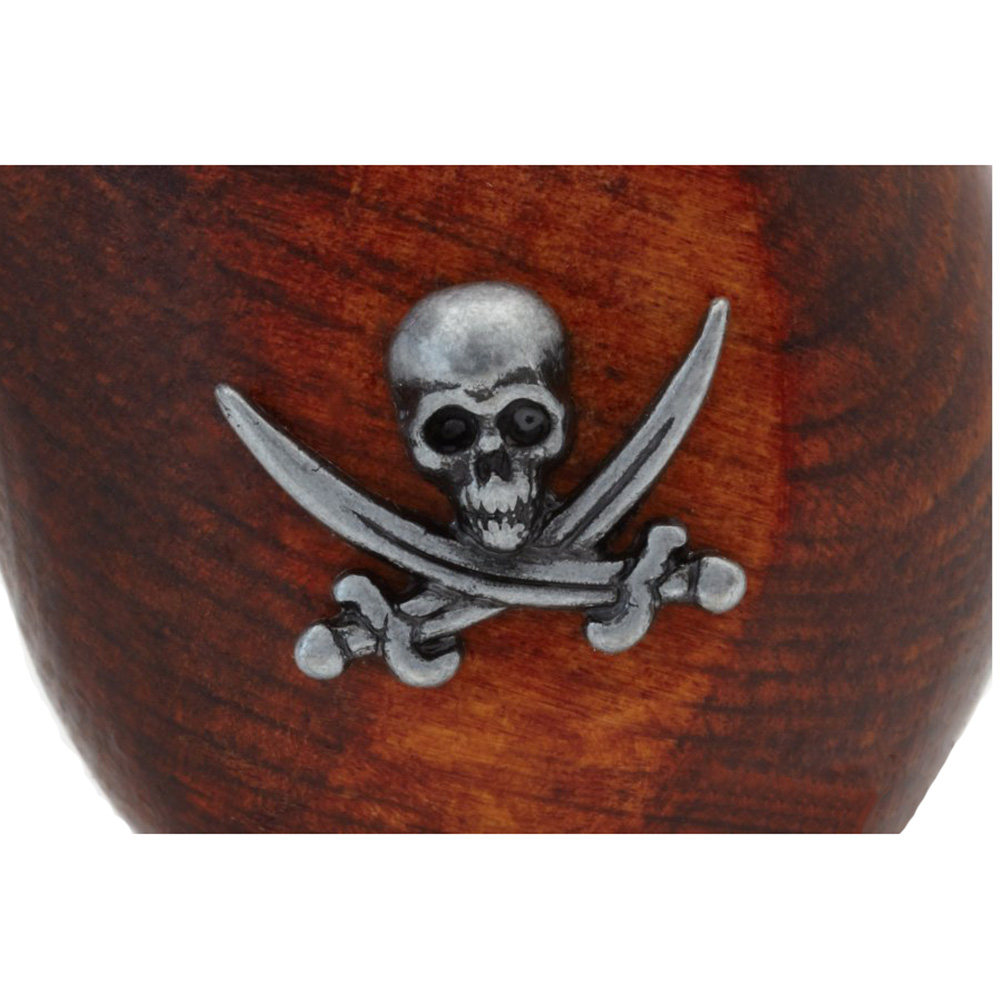 Пистолет пиратский кремневый, репродукция из дерева и металла с имитацией механизма заряжания и стре