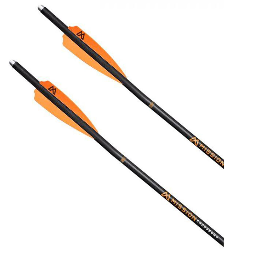 Стрелы для арбалета карбоновые, длина 19", вес 300 гран, наконечник 11/32, хвостовик полумесяц алюми