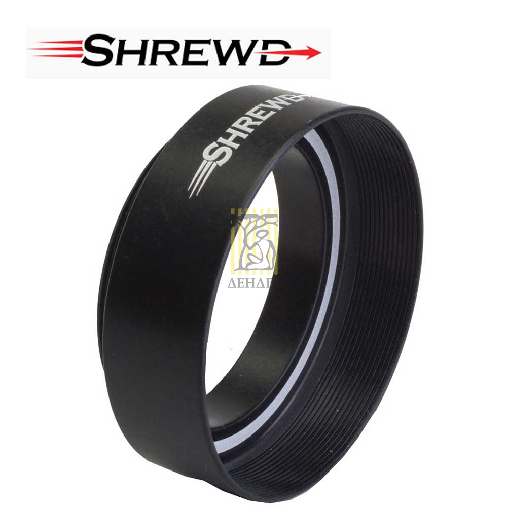 Защитный козырек для прицела Nomad задний с цветным кольцом, диаметр 42мм, короткий, цвет черный