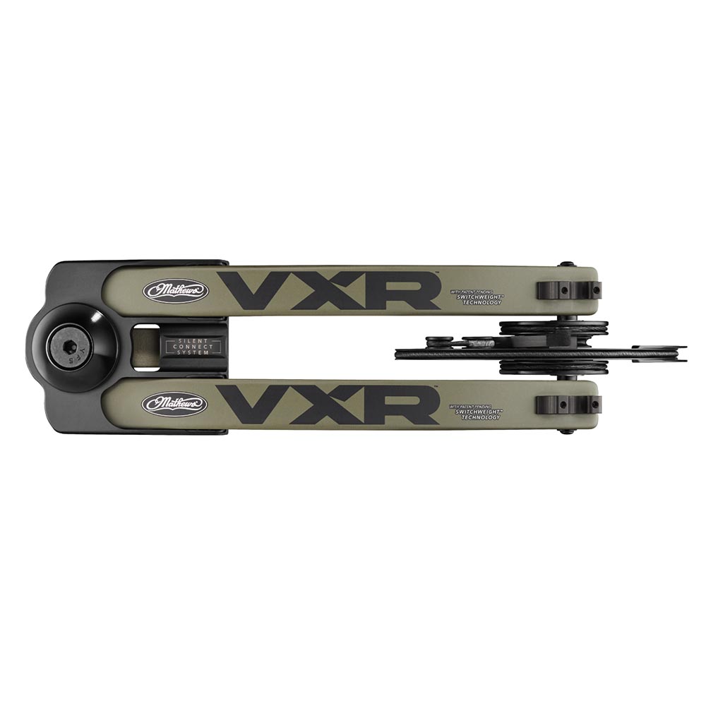 Лук блочный VXR28, начальная скорость 344 фут в сек, расстояние между осями 30", база 6", сила 60 lb