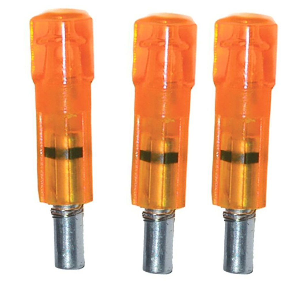 Хвостовик светящийся Lumenok для арбалетных стрел FMJ Bolt, плоский, со сменной батарейкой, цвет ора