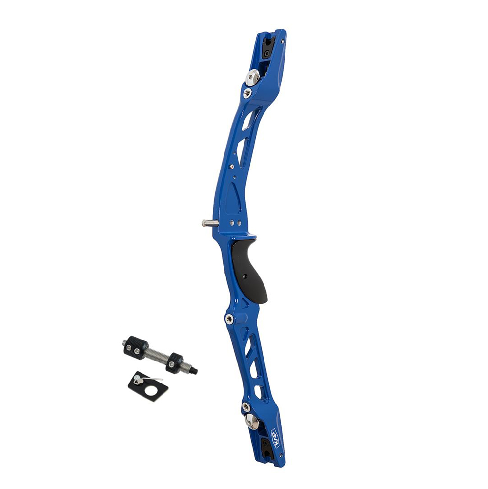 Рукоять для классического лука Winstorm, длина 25", правая, материал алюминий, цвет синий, в комплек