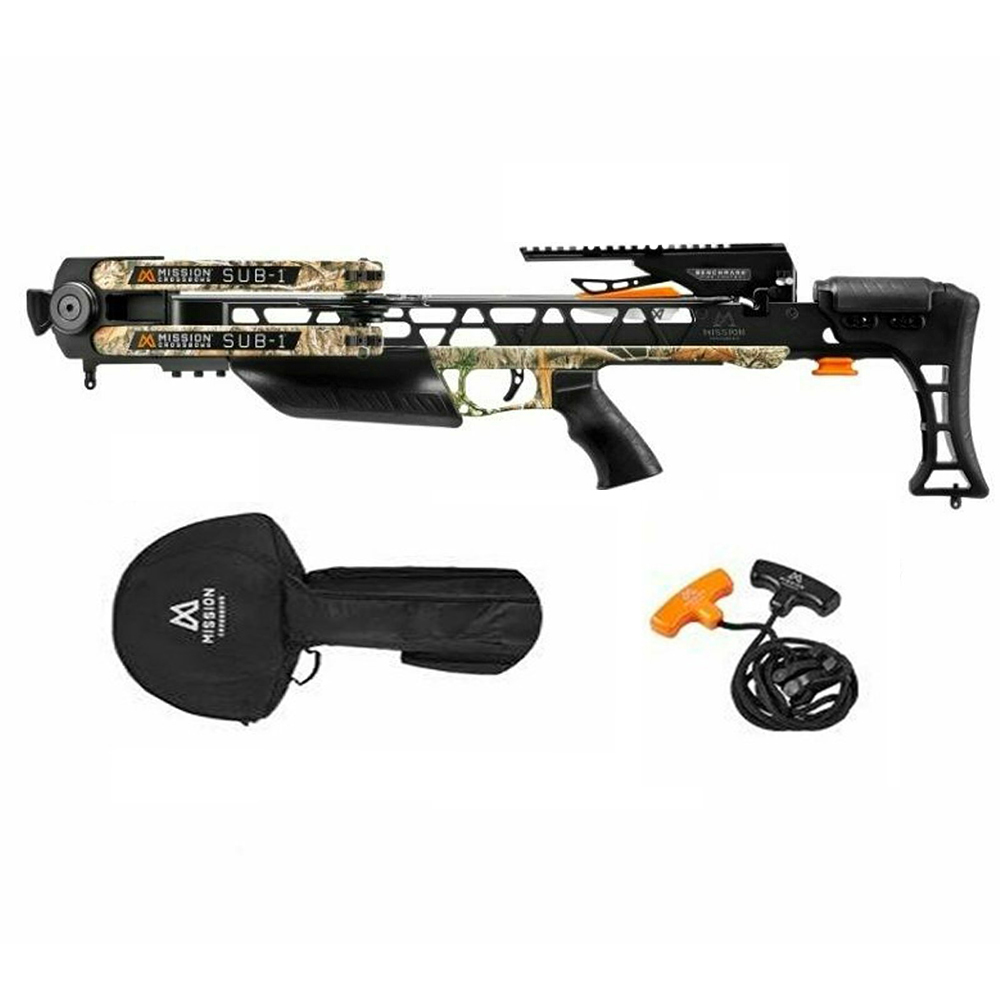 Арбалет SUB-1 XR, начальная скорость 410 фут в сек, усилие 95Lbs, натяжитель, чехол в комплекте, цве