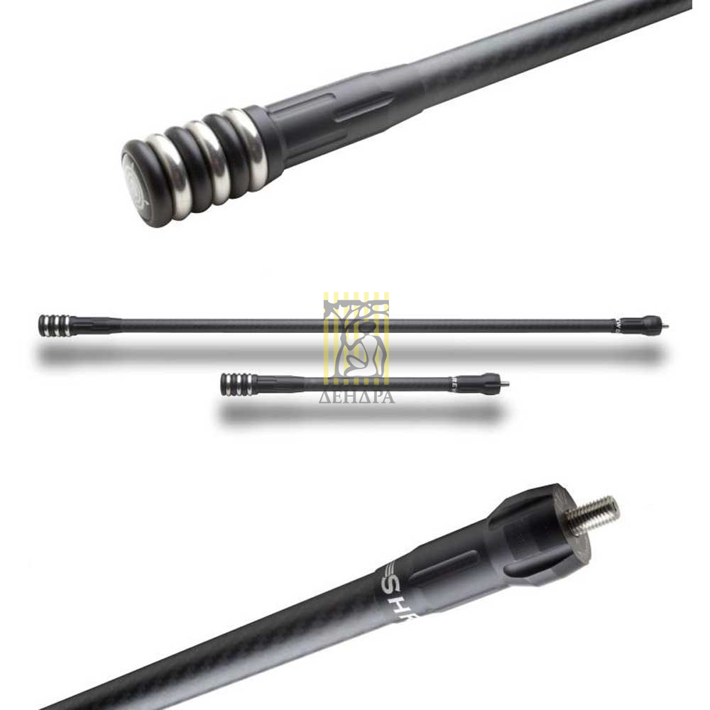 Стабилизатор для лука Onyx Premier, длина 30", вес 430 гр, цвет черный, грузик серебристый