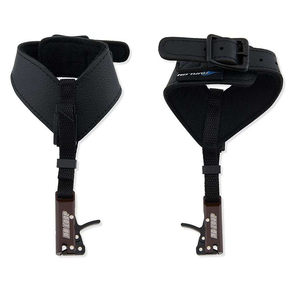 Релиз для стрельбы из лука INDEX на пряжке, цвет черный с коричневым