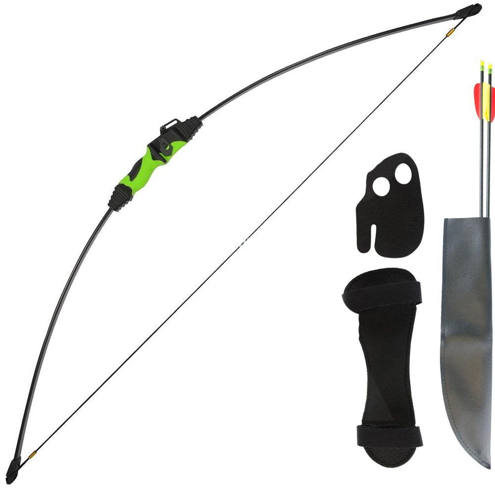 Лук рекурсивный для начинающих, сила 18 Lbs, длина 44", длина растяжки 24", с компл аксессуаров: 2 с