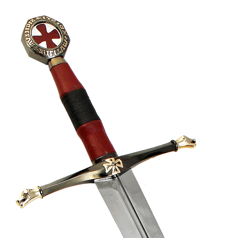 Меч"Небесные рыцари",черно-золотой