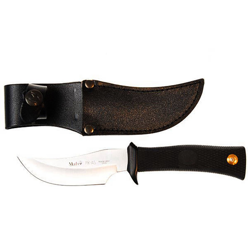 Нож-скиннер "PIK-AS", клинок 9,5 см, рукоять  Kraton®, ножны кожа