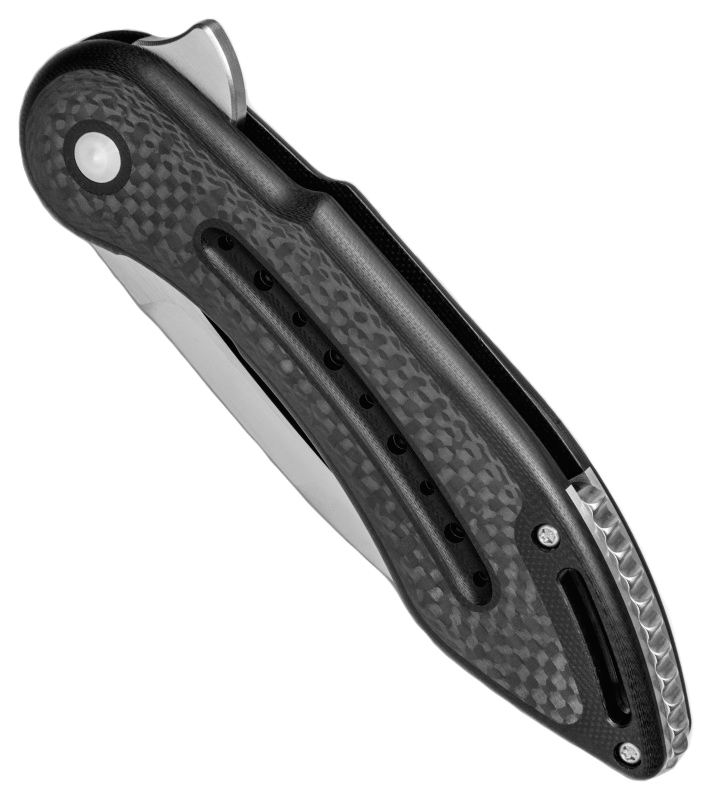 Нож Glimpse 7.0, сталь CPM-S35VN, длина клинка 3.750″, сатин, рукоять G10/карбон,черная, дол