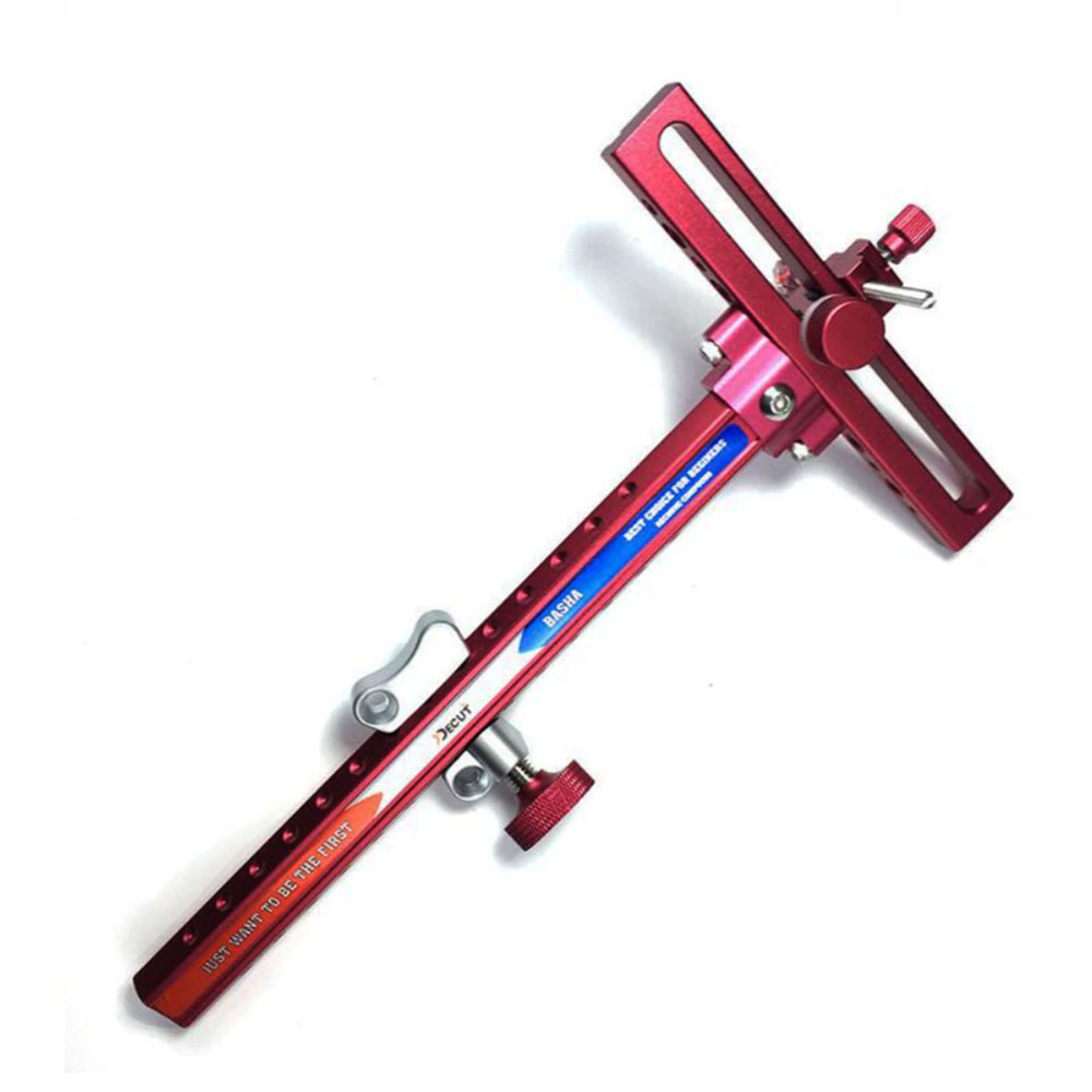 Прицел для рекурсивного лука DC-RE с микронастройками, правый/левый, цвет красный