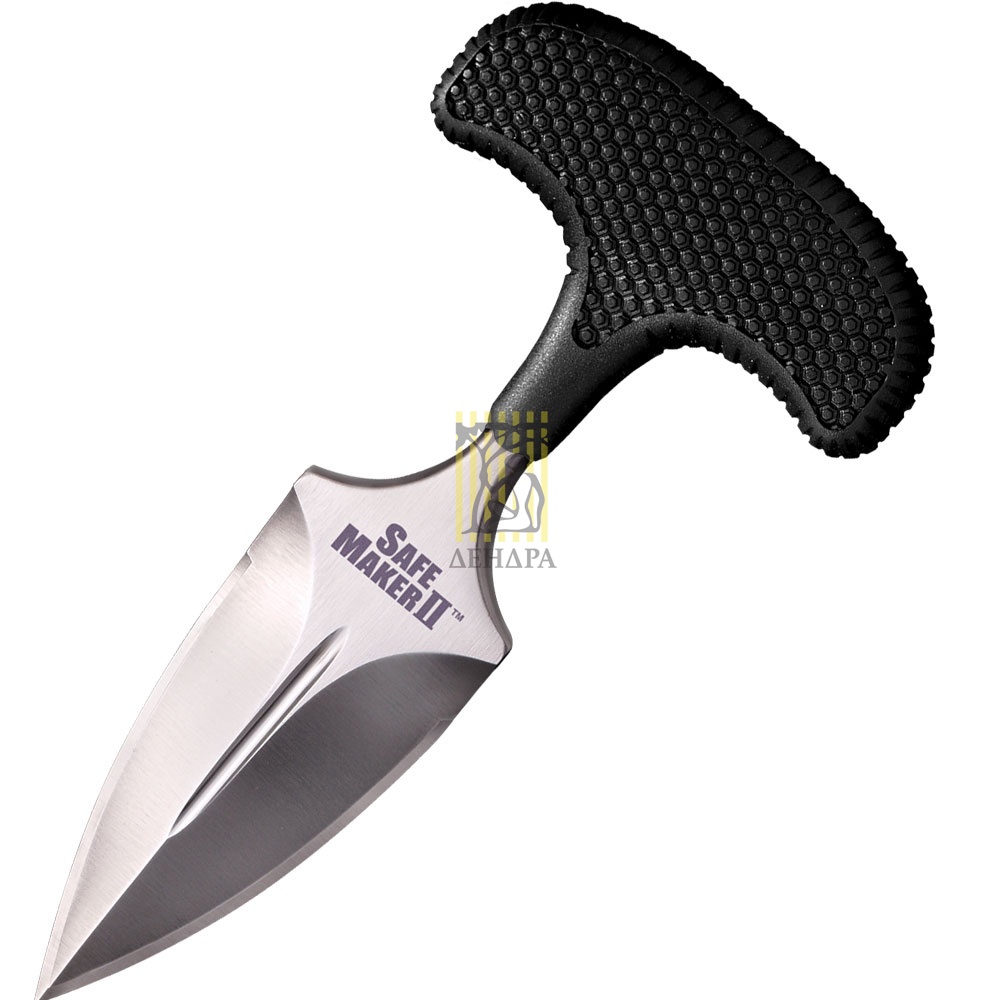 Нож "Safe Maker II" с фиксированным клинком, сталь AUS 8A, рукоять кратон, ножны пластиковые