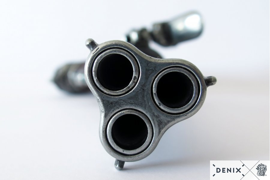 Пистолет кремневый трехдульный, Франция, 18 век