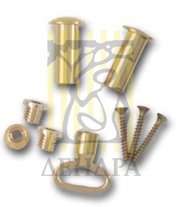 Крепления латун-е настенные для 1 меча, шт