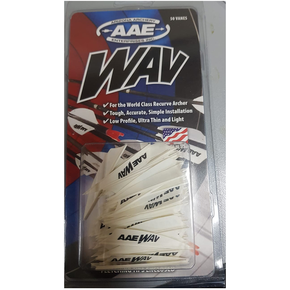Оперение для стрел ARIZONA, цвет белый, 50 шт. в упаковке