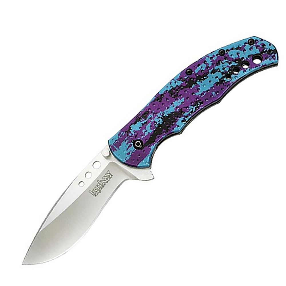 Нож скл"Боа"фикс.рук.алюмин.цветн, клипса