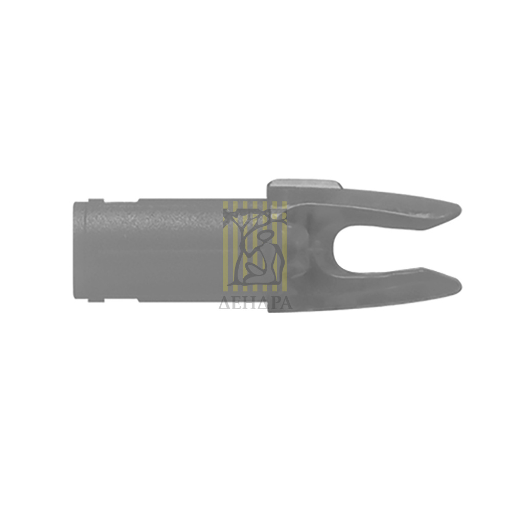 Хвостовик для стрел MicroLite Super Nock, цвет серый, 12 шт в упаковке