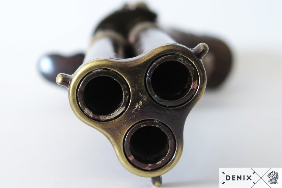 Пистолет трехдульный, Франция, 18 век