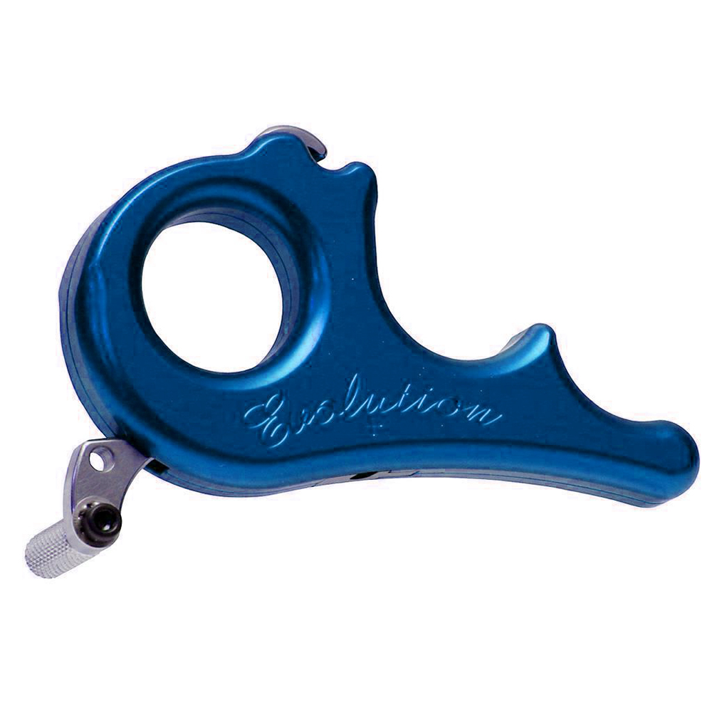 Релиз Evolution плюс для блочного лука, на три пальца, цвет синий