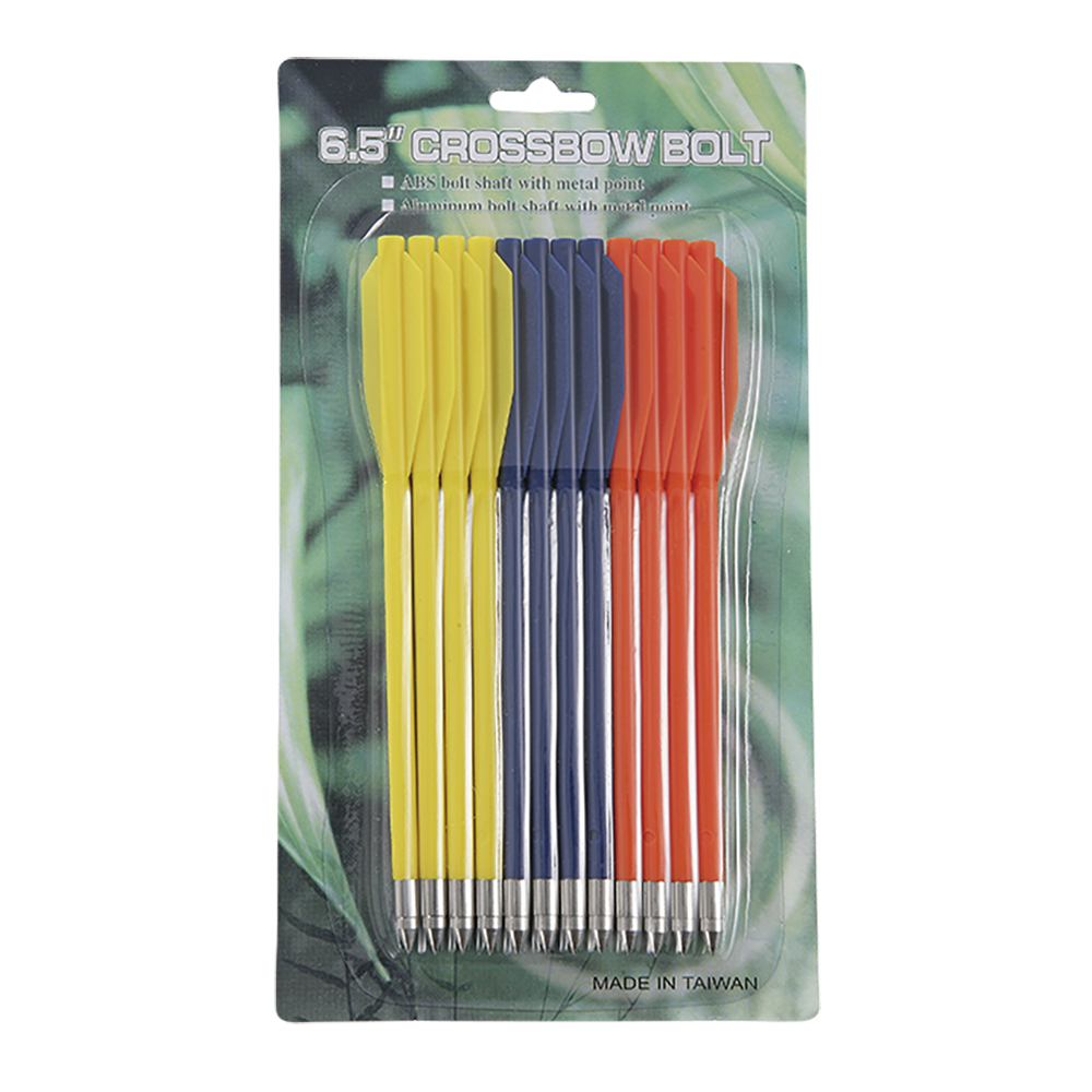 Стрелы пластиковые, 3 цвета, 12 шт в упаковке