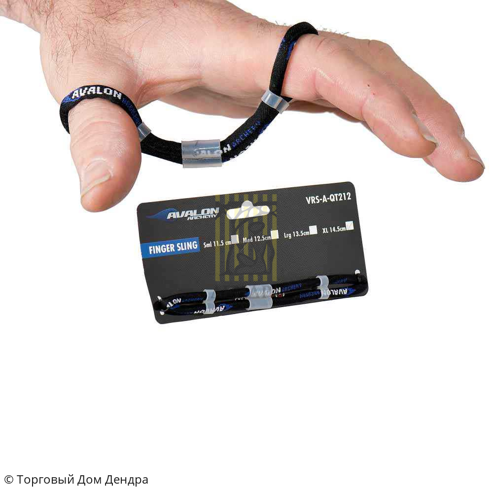 Вязочка для стрельбы из лука, 13 см, черная