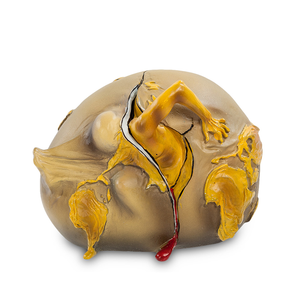 Дали"Сотворение человека" ,полистоун