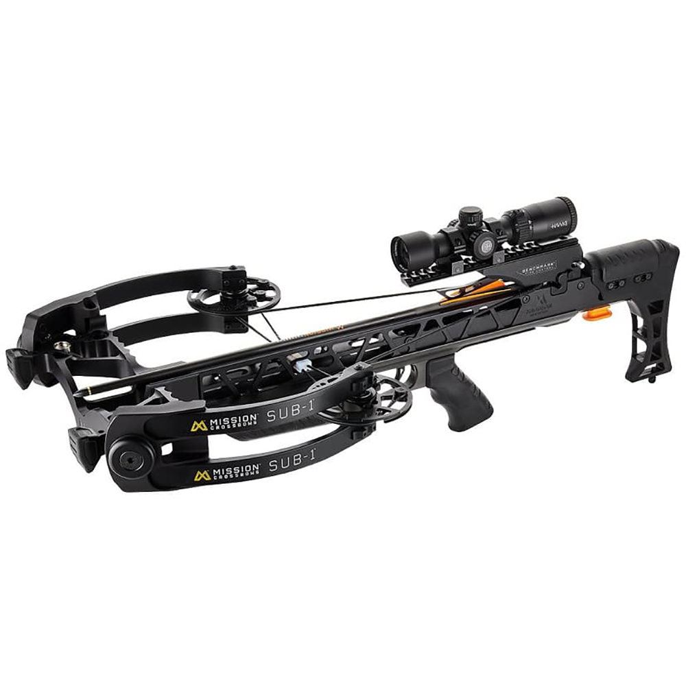 Арбалет SUB-1 XR, начальная скорость 410 фут в сек, усилие 95Lbs, натяжитель, чехол в комплекте, цве