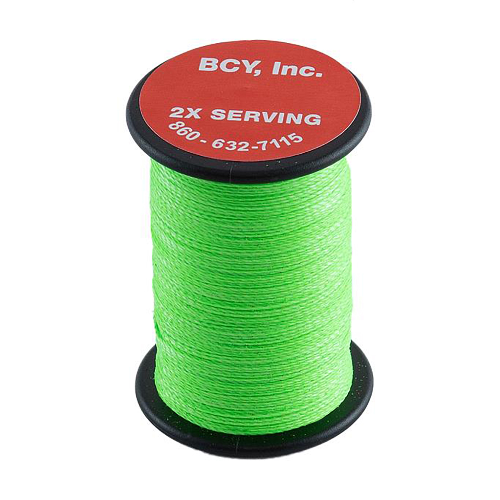 Нить обмоточная 2Х для изготовления тетивы, диаметр 0,015", производитель BCY, цвет ярко-зеленый