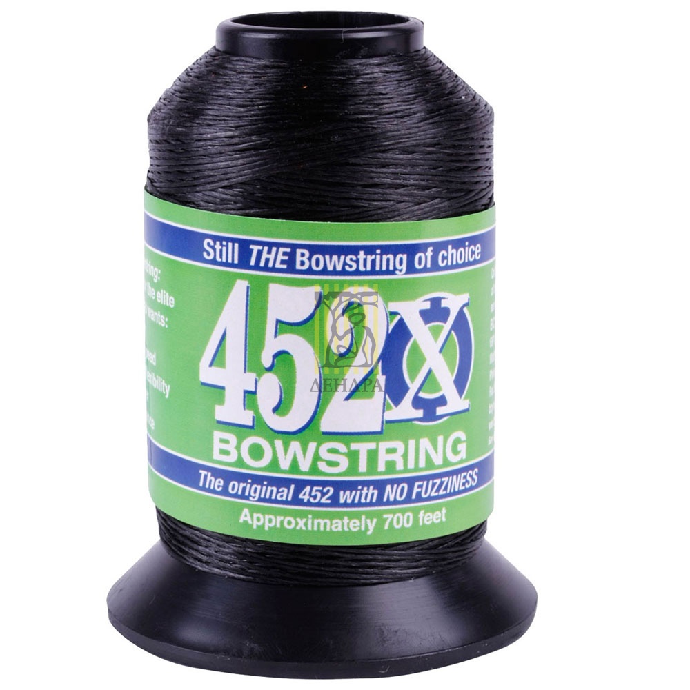 Нить 452X для изготовления тетивы, вес 1/8 фунта, цвет черный