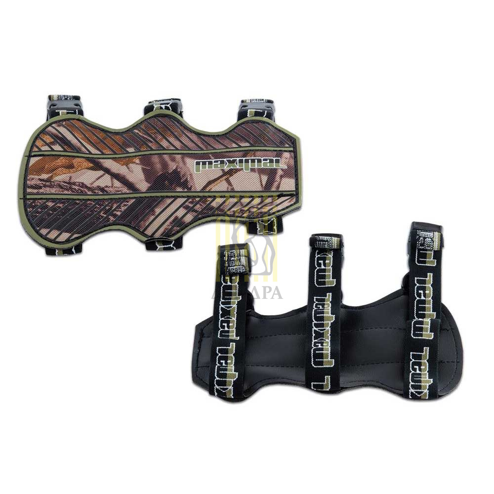 Защитная крага  MAXIMAL для стельбы из лука длина 19 см, цвет камуфлированный