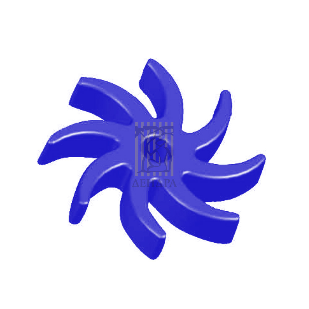 Виброгаситель на отвод кабеля, цвет синий