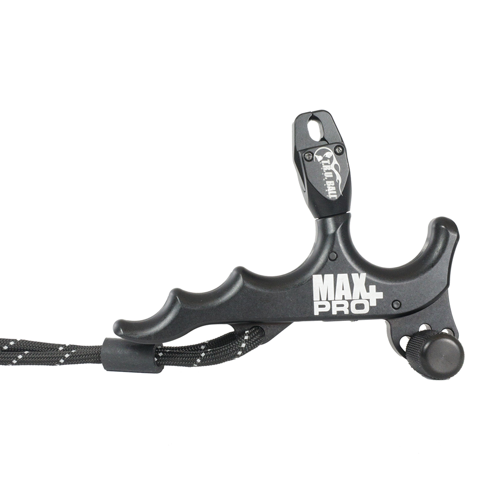 Релиз Max Pro Plus для стрельбы из лука, Т-образный с вращающейся головкой на четыре пальца, размер